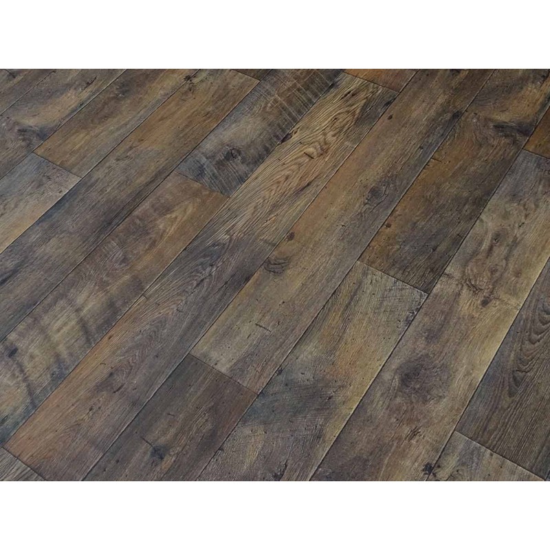 PVC floor covering, vinyl flooring in rough country house look,