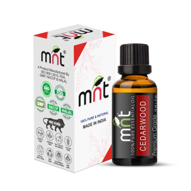 MNT Cedarwood Essential Oil 100% Pure, Natural & Therapeutic Grade