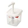 Araven RVN013 Sauce Dispenser Gn 1/6 Transparent 2.6Ltr Dishwasher Safe
