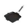 Staub Cast Iron 9.5" Square Folding Grill - Matte Black,