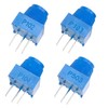 PENGLIN 20pcs 3386P 103 10KΩ Trimmer Potentiometer with Blue Knob