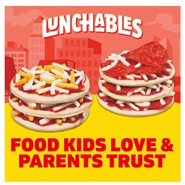 Generic Lunch ables Pizza with Pepperoni & Extra Cheesy Pizza Variety- 6 Packs