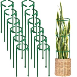 24Pcs Stackable Plant Support Stakes for Indoor and Garden Use