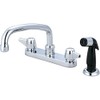 Central Brass 0126-A Two Handle Cast Brass Kitchen Faucet in