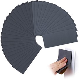 XFJSAK 90 Sheets of 9 * 3.6 inch 400 to 3000 Various Sandpaper for Wood Furniture Finishing, Metal Sanding and car polishing, Dry or Wet Sanding are Available