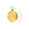 Sosoport Elegant Copper Compass Pendant Compact Design for Hiking Camping