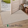 LUMI Ultra Thin Indoor Door Mat for Entrance 48"x72", Non