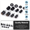 Glarks 24pcs Anti-Vibration Standoffs and Rubber Damper Balls Set Includes