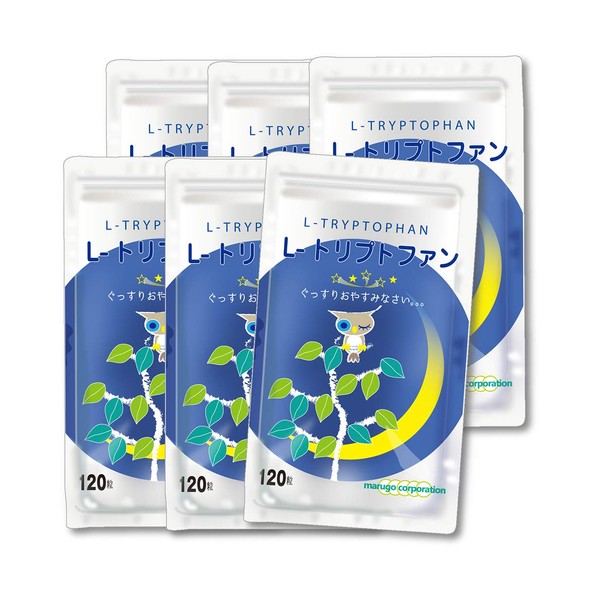 L-Tryptophan, 720 Tablets, 6 Month Supply, Essential Amino Acid, Serotonin Tablets, Tablets