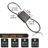 SISAV Safety Lock 4 Digit Cable Combination Locks 19.6 inches