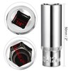TA-VIGOR 2Pcs 1/4 Inch Drive 12mm 6-Point Deep Socket, Metric,