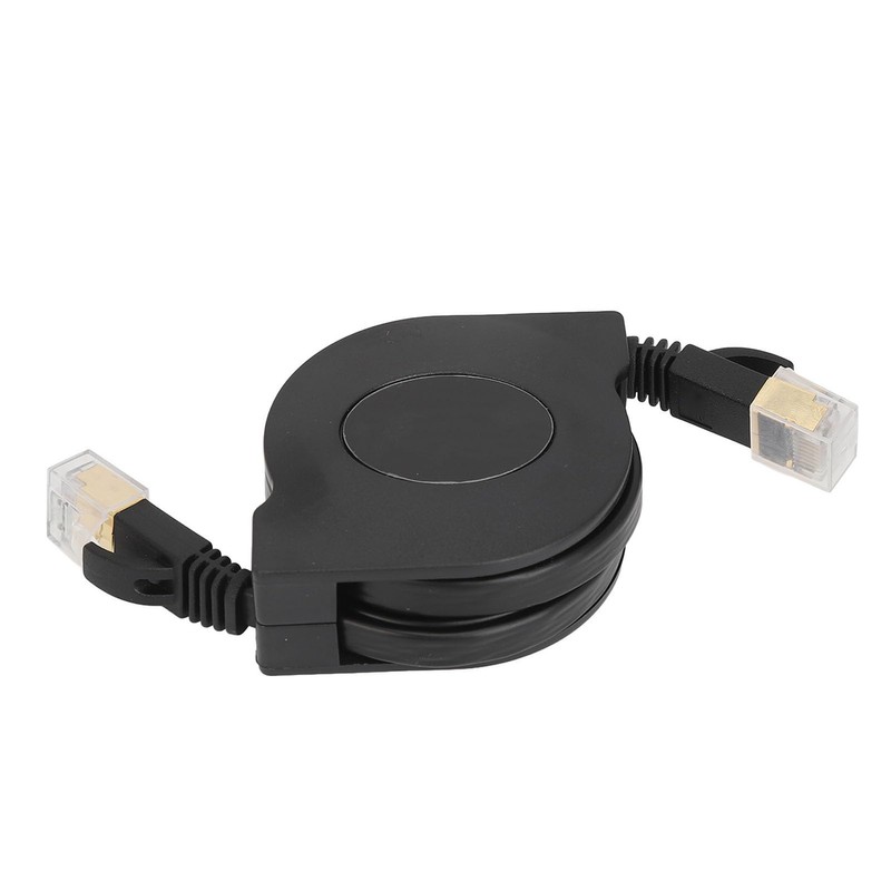 Retractable Cat7 Cable, High Speed, RJ45 Compatible, 600MHz Bandwidth, 10Gbps