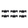 6PCS Front Headlight Trim Clips Compatible with Mini Cooper R55