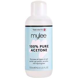 Mylee 100% Pure Acetone 300ml Superior Quality Nail Polish Remover UV/LED GEL Soak Off