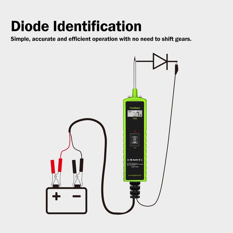 12 Volt Test Light Automotive, Power Circuit Probe Kit, 6V