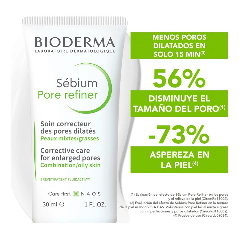 Bioderma Sébium Pore Refiner Corrector de Poros, Piel Mixta a