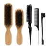 5 Pcs Slick Back Hair Brush Set for Men, 2
