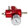 Universal Adjustable Fuel Pressure Regulator Kit with 0-140 PSI Gauge
