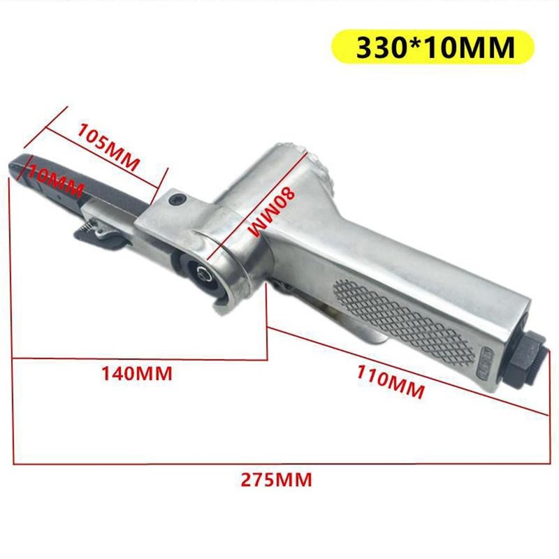 Mini Air Belt Sander, Pneumatic Handheld Angle Grinder Tool for