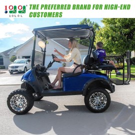 10L0L Golf Cart Seat Belts Kit,Universal for 4 Passenger/2+2 Seats EZGO TXT Club Car Yamaha,42” Belts with Bracket with Street-legal Upgrades