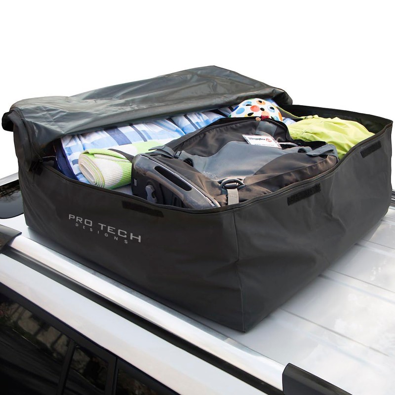 Journeyer - 18 Cubic Feet Weatherproof Rooftop Cargo Carrier for