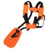 Petrol Strimmer Strap Adjustable Strimmer Harness Padded Double Shoulder Nylon
