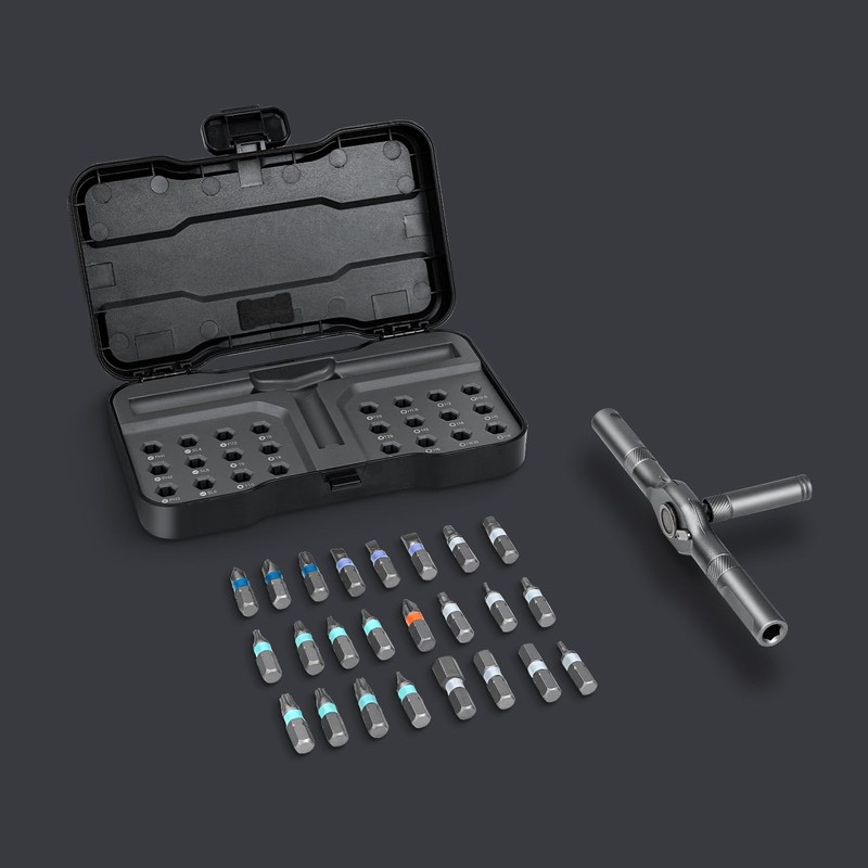 HYCHIKA 24 in 1 Ratchet Screwdriver Set - Mini Reversible