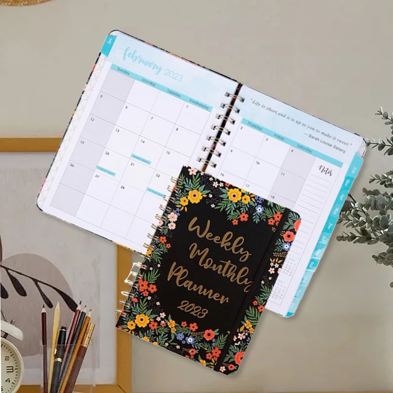 Goal Planner A5 Exquisite Design Premium Paper Spiral Notebook Schedule