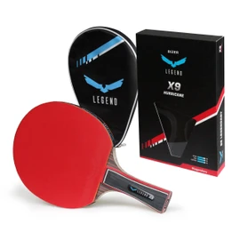 RIZER Legend X9 Table Tennis Paddle with Carbon Fiber | with Ping Pong Racket Case | 7-Ply Blade, Offensive 2.1mm, Competition Ping Pong Racket, Premium Table Tennis Racket, Racquet