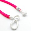 Mini Soft Shackle 6mm*15'' Pink、Blue、Orange with Nylon Sleeve Replace Metal