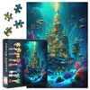 Puzzle 1000 Pieces Adults - Ocean Castle & Underwater Adventure,