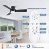 putroad 42 Inch Ceiling Fans with Lights: Low Profile Ceiling