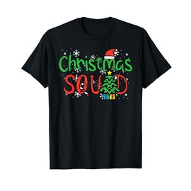 Christmas Squad Family Xmas Crew Men Women Boys Girls Kids T-Shirt