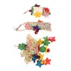 3pcs Parrot Shredding Chew Toy Bamboo Net Rattan Loofah Bird