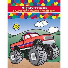 Coloring Books for Kids Toddlers - Do A Dot Art Mighty Trucks Activity Book, Made in The USA