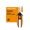 Fiskars Micro-Tip Pruning Snips - 6" Garden Shears with Sheath