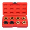 8PCS Car Transmission Shaft Screw Repairing Kit Metric Inch Thread