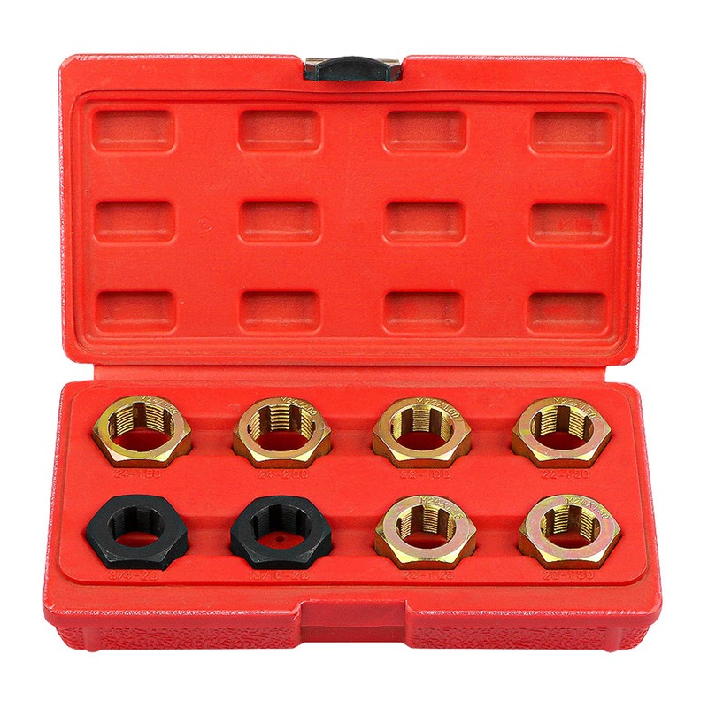 8PCS Car Transmission Shaft Screw Repairing Kit Metric Inch Thread