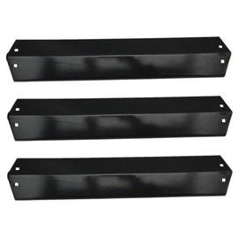 Hongso 16 9/16 inch Porcelain Steel Heat Plates Replacement for Chargriller 5030 Dual Function 2-Burner Gas & Charcoal Grill