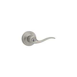 Kwikset Signature Series 97402-732 Satin Nickel SmartKey Tustin Entry Lever