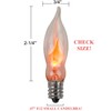 Creative Hobbies A101 Flicker Flame Light Bulb -3 Watt, 130