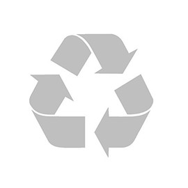 Recycle Symbol V1 Vinyl Decal by StickerDad® - size: 3.5", color: SILVER - Windows, Walls, Bumpers, Laptop, Lockers, etc.