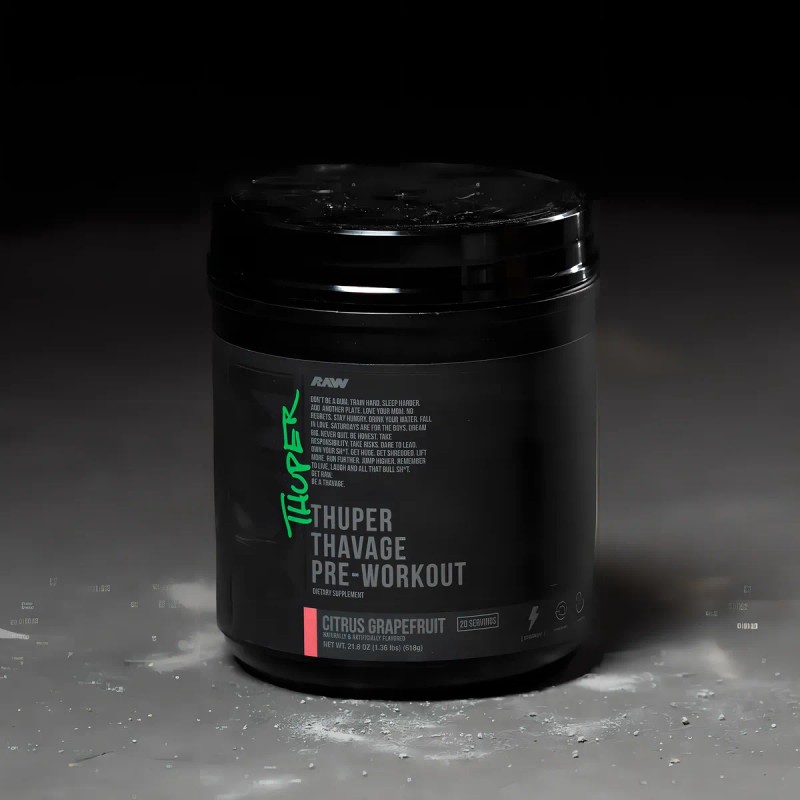 Suplemento RAW NUTRITION sabor white cherry de 630g - polvo