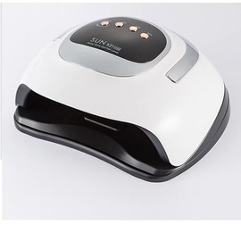 DMJWAN UV Lamp for Gel Nails, Professional Nail 320 W UV Lamp for Nail Design with 72 LEDs, Car Sensor, 4 Timers
