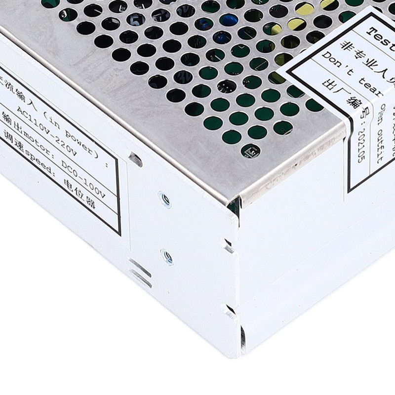 PWM DC Motor Speed Controller AC110‑220V Input DC0‑100V Output Aluminum