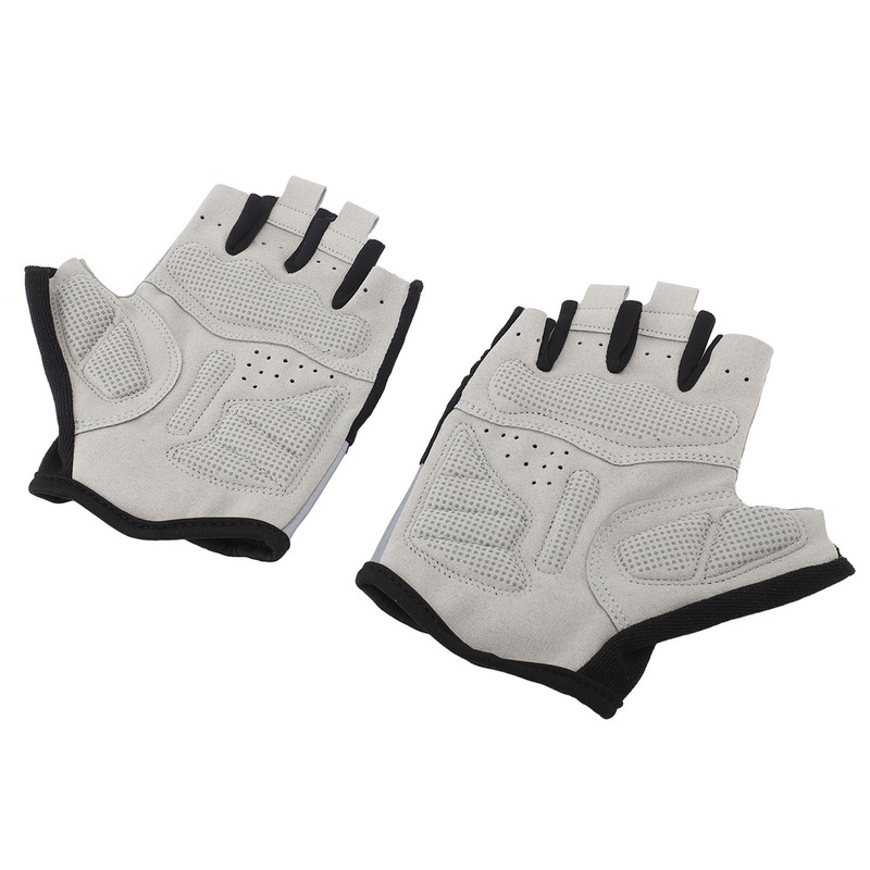 Men Cycling Half Finger Gloves Anti Slip Shock Absorption Bicycle