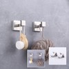GERZWY Brushed Stainless Steel Towel Hook Robe Hook Coat Hook