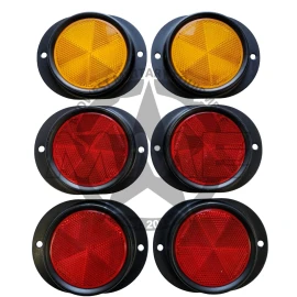 Black Replacement Reflector Kit For Humvee or M1078 M1123 M998 H1 M1083