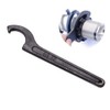 HugeAuto C Hook Spanner, Adjusting Round Nut Hook Wrench Collet