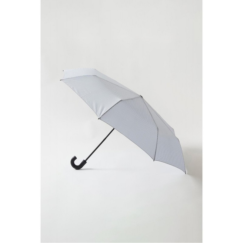 JAJU [JAJU] Comfortable Handle 3-Section Folding Umbrella_Stripe